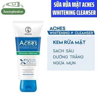 Kem Rửa Mặt Acnes Whitening Cleanser Pure White X50 - 100gr