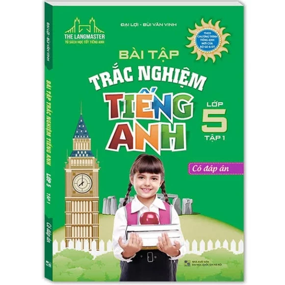 Sách - The langmaster - Bài tập trắc nghiệm tiếng Anh lớp 5 tập 1