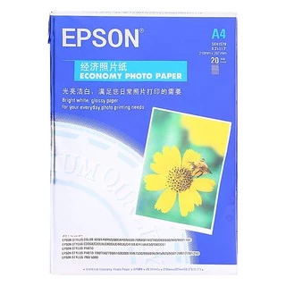 Giấy in ảnh Epson A4 1 mặt / 2 mặt bóng dày 230gsm 20 tờ/xấp