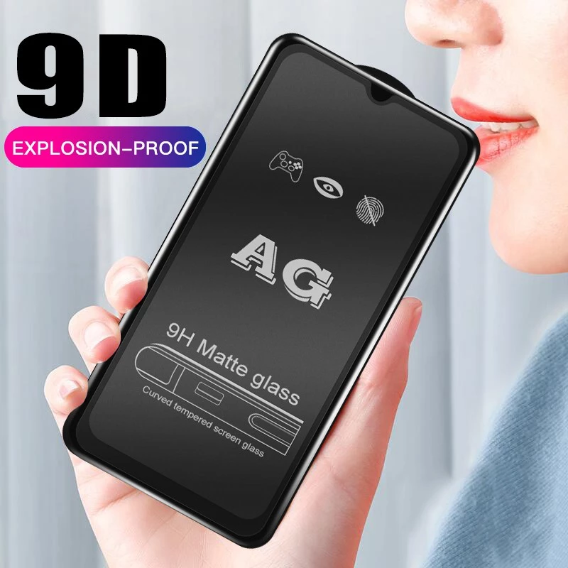 Kính cường lực nhám full màn chống vân tay AG Cho Xiaomi Mi 9T 10T 11T 12T 13T Pro 11 Lite POCO F3 F4 F5 X3 X4 X5 X6 M3 M4 Redmi Note 7 8 9 9S 10 10S 11 11S 12 13 9A 9C 10C 12C 13C