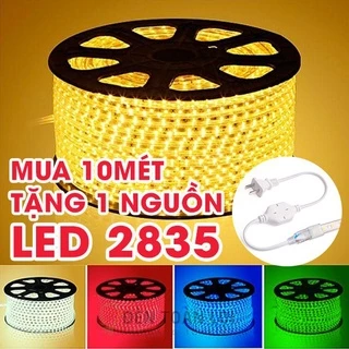 DÂY 1 MÉT ĐÈN LED 2 HÀNG BÓNG 160 LED/MÉT, HẮT TRẦN, QUẤN CÂY, TRANG TRÍ, KÍN NƯỚC 220V