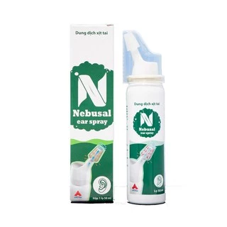 Dung dịch xịt tai Nebusal ear spray chai 50ml giúp vệ sinh tai hàng ngày dễ dàng