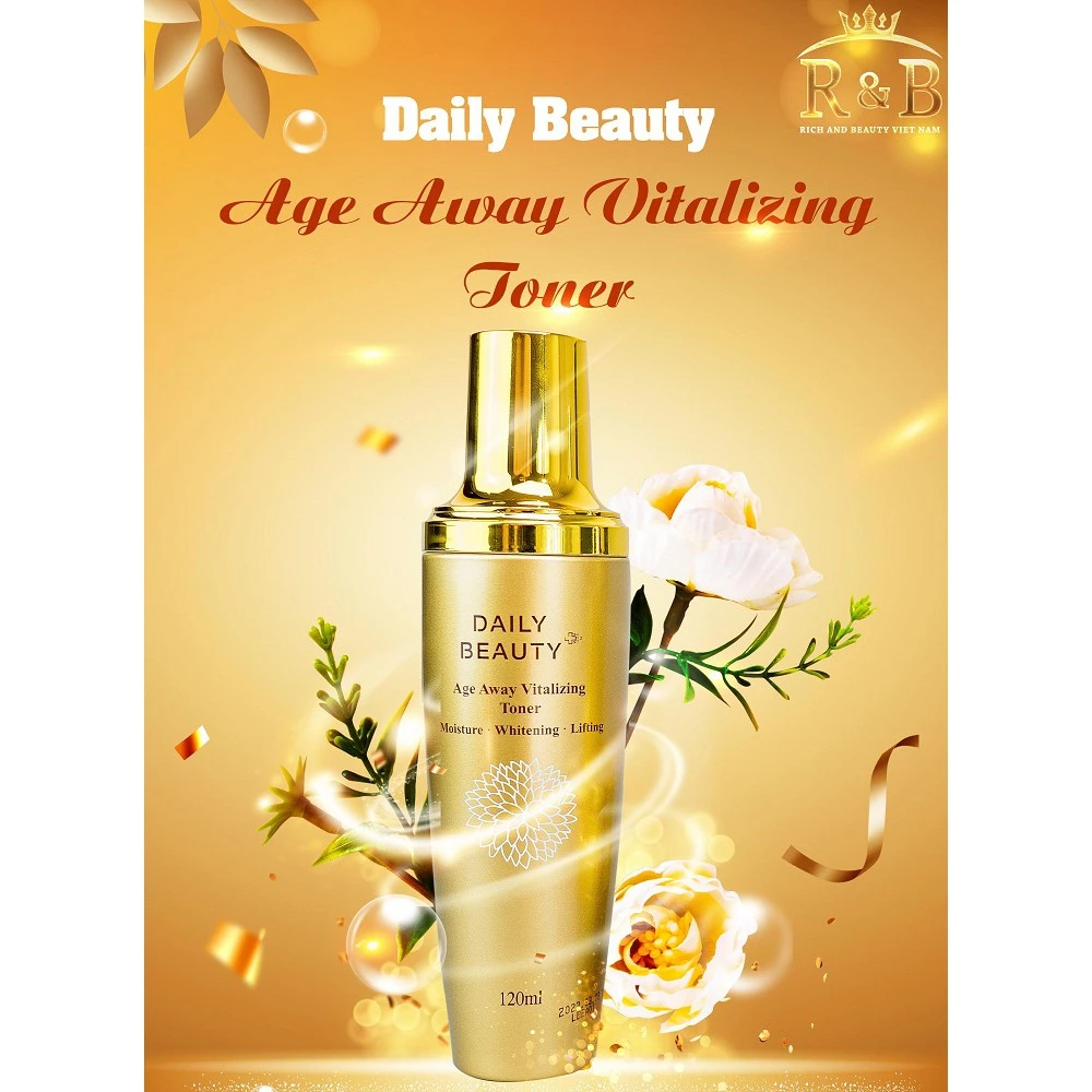 Nước hoa hồng Daily Beauty Age Away Vitalizing Toner