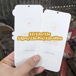 Miếng dán PPF phủ full màn hình Xiaomi Mi 12, Mi 12x, Mi 12 Pro, Mi 12s Pro, Mi 12s Ultra