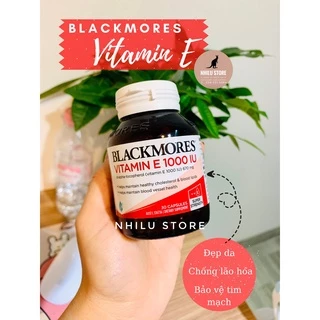 Viên bổ sung VITAMIN E tự nhiên của ÚC Blackmores VITAMIN E 1000IU