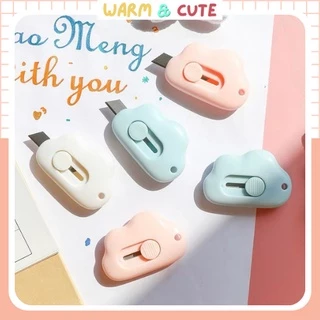 Dao Rọc Giấy Mini, Nhỏ Xinh Hình Đám Mây Cute Dễ Thương Warm&Cute A205