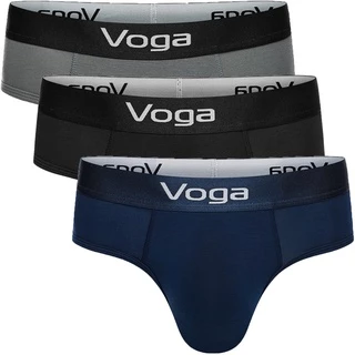 Combo 3 quần lót nam kiểu sịp nam tam giác Voga vải cao cấp Modal thoáng mát, hút ẩm, khử mùi
