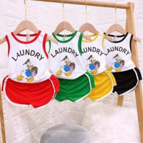 Bộ Ba Lỗ|Bộ Hai Dây Hai Anh Em Cotton Mềm Mịn Thoáng Mát Cho Bé Trai Bé Gái