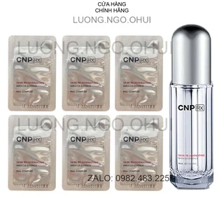 Gói Sample Tinh chất dưỡng trắng CNP Rx Skin Rejuvenating Miracle Essence 1ml