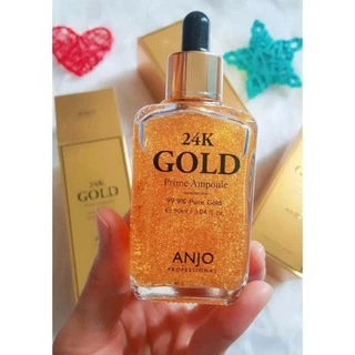 Tinh chất dưỡng da chống lão hóa vàng Anjo 24K Gold Prime Ampoule 90ml - 99,9%