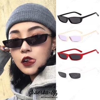 Mắt kính gọng hình chữ nhật phong cách retro unisex