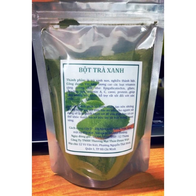 Bột Trà Xanh nguyên chất 500g