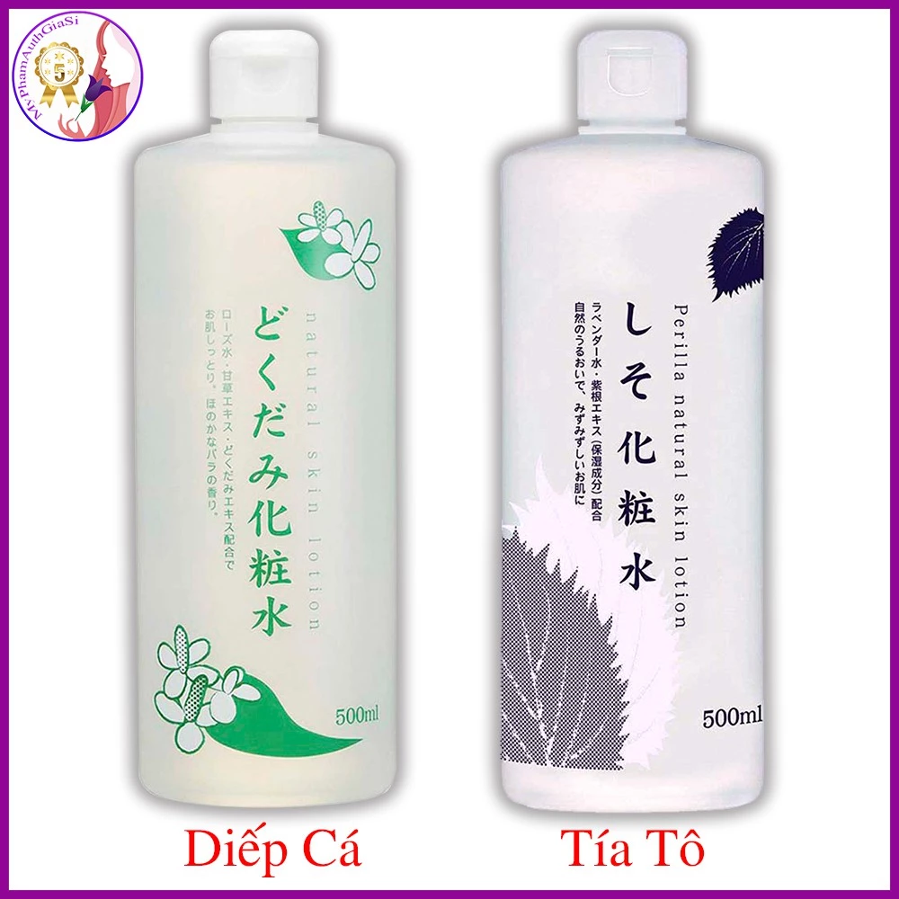 Nước hoa hồng dokudami natural skin lotion 500ml japan