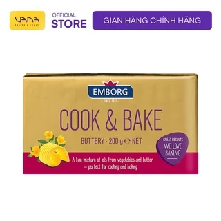 BƠ LẠT (BƠ NHẠT) COOK & BAKE EMBORG 200GR