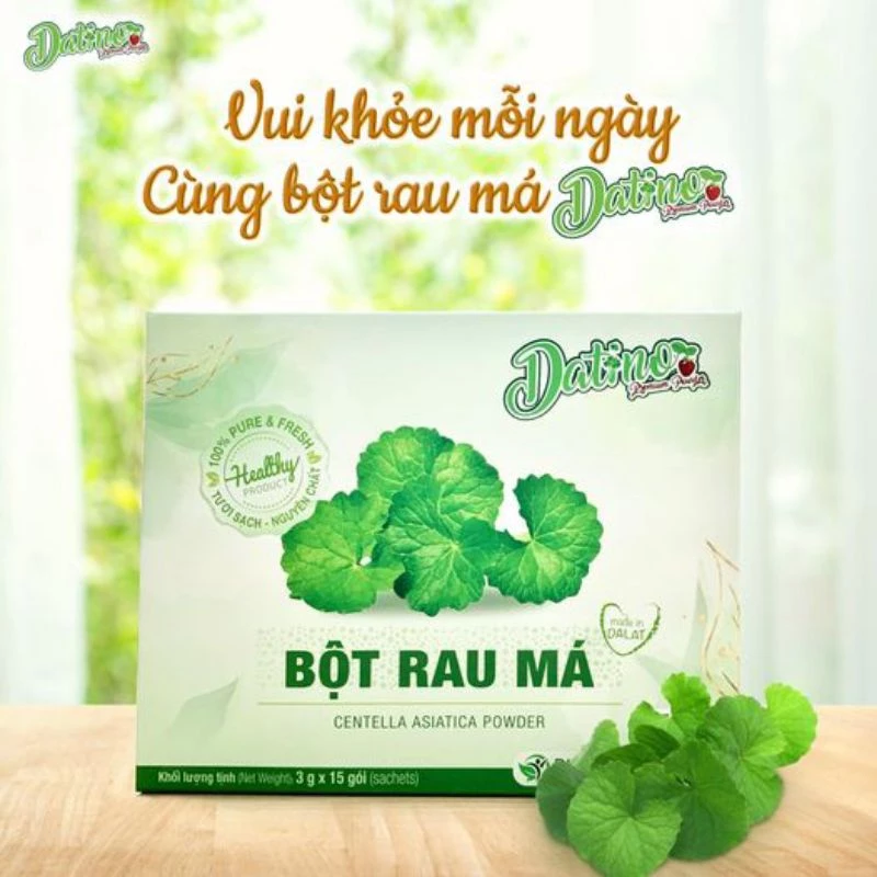 Bột Rau Má Nguyên Chất Datino (15gói x 3g)