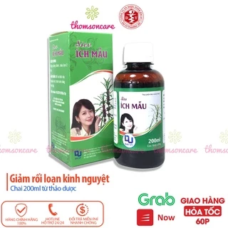 Siro cao Ích mẫu - ổn định điều hòa kinh nguyệt, giảm rối loạn cho phụ nữ chai 200ml