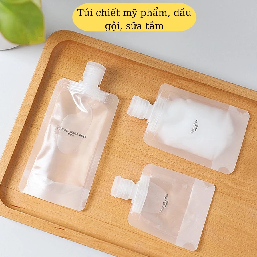 SET 5 Túi Chiết Mĩ Phẩm, Dầu Gội, Dầu Xả, Sữa Tắm Có Thể Tái Sử Dụng, Tiện Ích Khi Đi Du Lịch 88309