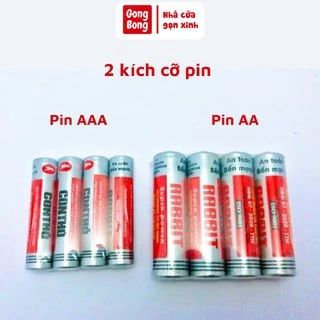 Pin con thỏ và pin điều khiển hàng chuẩn chính hãng