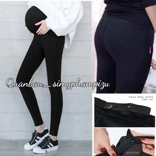 Quần bầu legging NÂNG VÒNG 3 ,chất cottong co giãn 4 chiều, hàng đẹp QB189