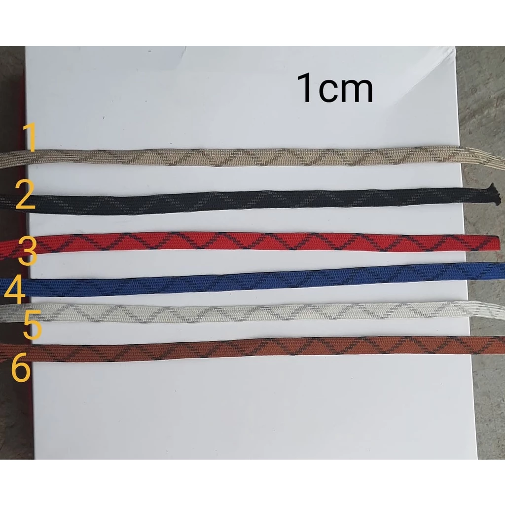 dây dệt bản 1cm trang trí quần áo