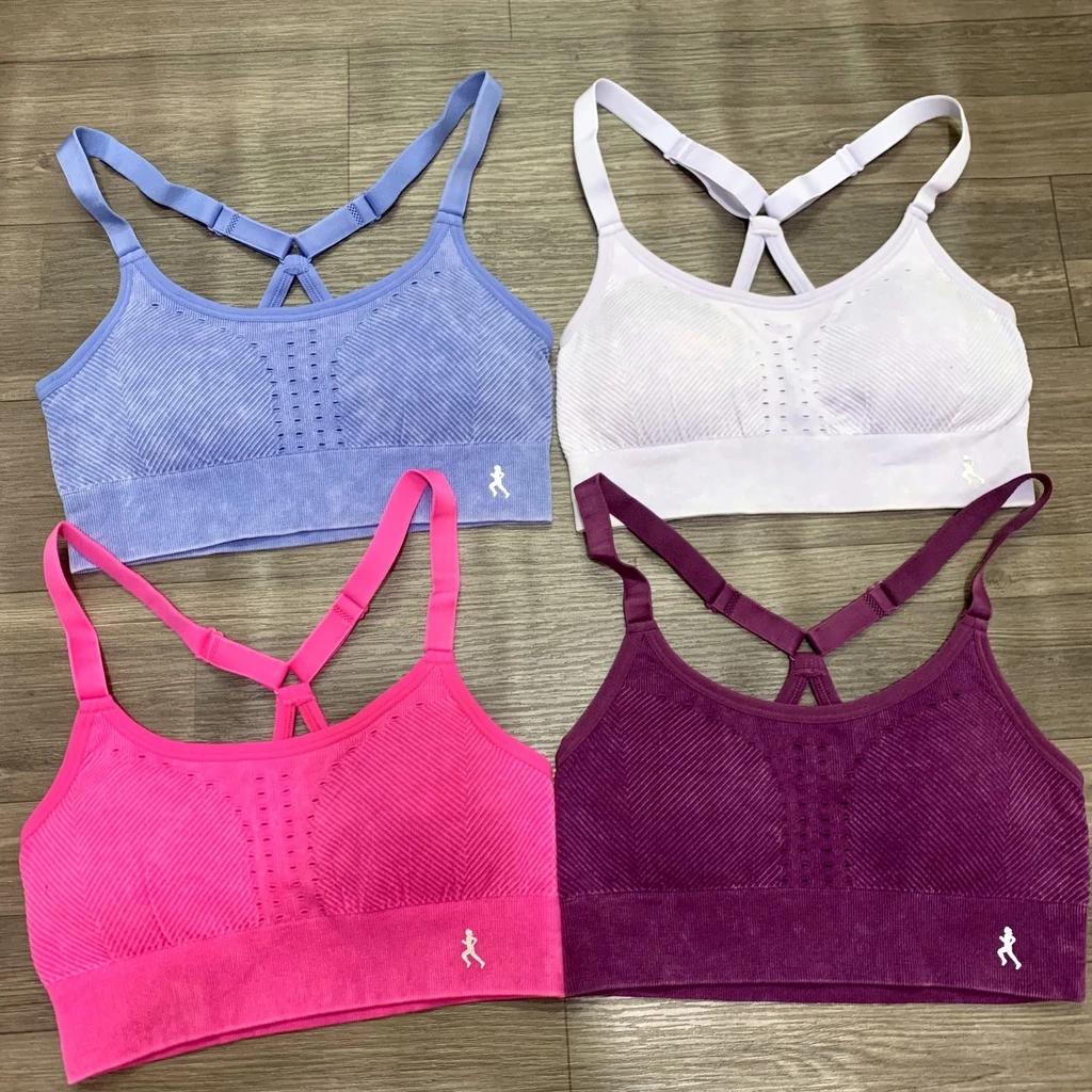Áo Bra Tập Gym Yoga Danskin Hàng Xuất Dư 2 Dây Có Tăng Đơ Chất Dệt Kim Co Giãn Tốt