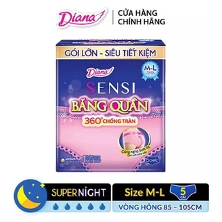 Băng vệ sinh dạng quần diana M-L 5 miếng