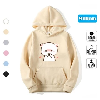 Áo hoodie nam nữ hình Mèo dễ thương chất nỉ bông dày dặn, in Pet cao cấp William - DS206