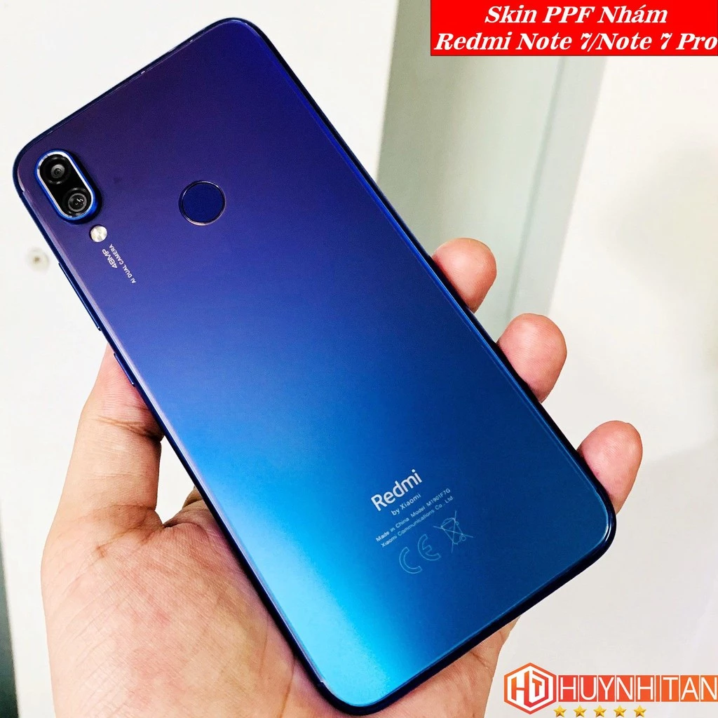 Dán dẻo PPF redmi note 7 7 pro trong suốt hoặc nhám chống bám vân tay bảo vệ điện thoại mua 1 tặng 1 huỳnh tân store