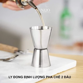 Cốc đong rượu ly đong rượu inox ly định lượng đo thể tich dụng cụ pha chế