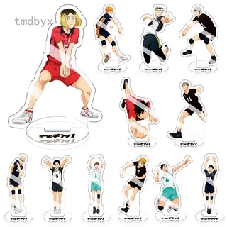 Tmdbyx Haikyu! Mô Hình Nhân Vật Haikyuu Hinata Kageyama Tsukishima Sugawara Kèm Giá Đỡ Bằng Acrylic