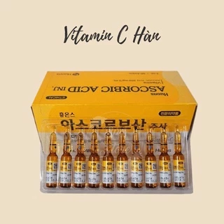 Vitamin C Hàn Quốc - Hộp 50 Ống 1 Vỉ 10 Ống Chính Hãng