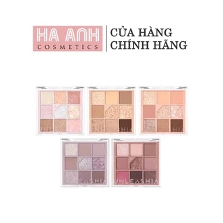 Bảng phấn mắt 9 màu UNLEASHIA Glitter Pedia Eye Palette