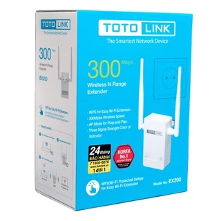 Bộ Kích Sóng Wifi Repeater 300Mbps Totolink EX200-TENDA A9 KHẾCH ĐẠI