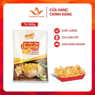 Bột phô mai trắng Cheddar Anna's gói  500g