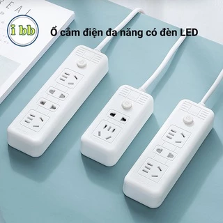 Ổ cắm điện đa năng thông minh tích hợp cổng USB 5V sạc nhanh, ổ chịu tải 2500W, an toàn chống giật