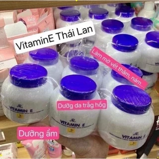 Kem Dưỡng Ẩm Da Vitamin E Thái Lan 200ml Bổ Sung Vitamin, Ngăn Ngừa Mụn, Chống Nứt Nẻ Đau Rát Da