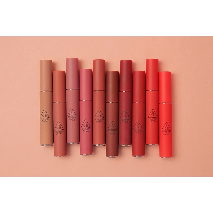 Son 3CE Velvet Lip Tint  (có sẵn 25 màu)