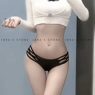 Quần lót cạp thấp cotton ren lưới trong suốt nữ sexy dễ thương , iBra's store iB061