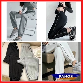 Quần bom nữ quần joggers bo gấu cạp chun co giãn chất tổ ong dày dặn hàng đẹp PANOSI - Q99