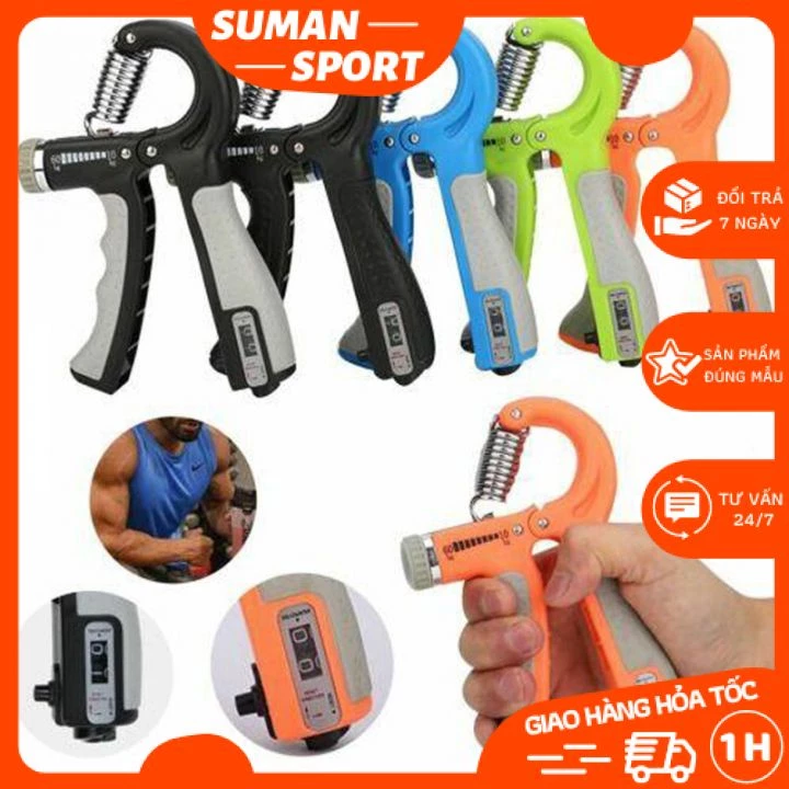 Dụng cụ tập gym tập tay, kìm bóp tập lực tay chữ a có lò xo điều chỉnh lực 5-60kg tập cơ ngón tay hiệu quả