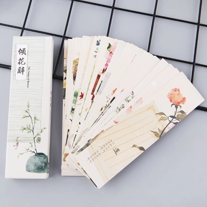 Bộ 30 thẻ bookmark nhiều mẫu đánh dấu trang, mẫu khác nhau, hình ảnh đẹp