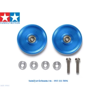 [TAMIYA] 95561 Phụ kiện mô hình xe đua lắp ráp Mini 4WD HG 19mm ALUMINUM BALL-RACE ROLLERS (RINGLESS/BLUE)