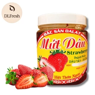 Mứt dâu tây DLFresh mứt dâu nguyên quả 400g