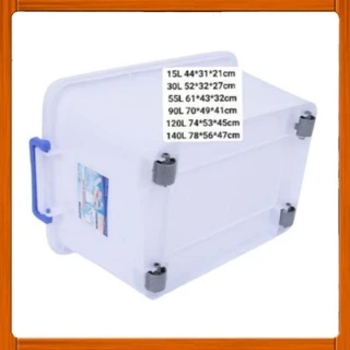 🚀HOẢ TỐC 1H🚀 Thùng Nhựa Có Bánh Xe Duy Tân Các Cỡ 15L/30L/55L/90L/120L/140L