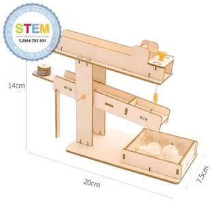 Cần Trục Chuyển Động  tự lắp ráp DIY| Đồ chơi STEM (R-46)