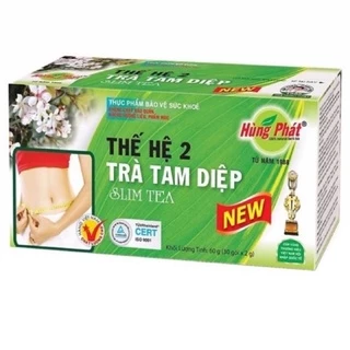 TRÀ TAM DIỆP THẾ HỆ 2- Thực phẩm bảo vệ sức khỏe - Hộp 30 gói