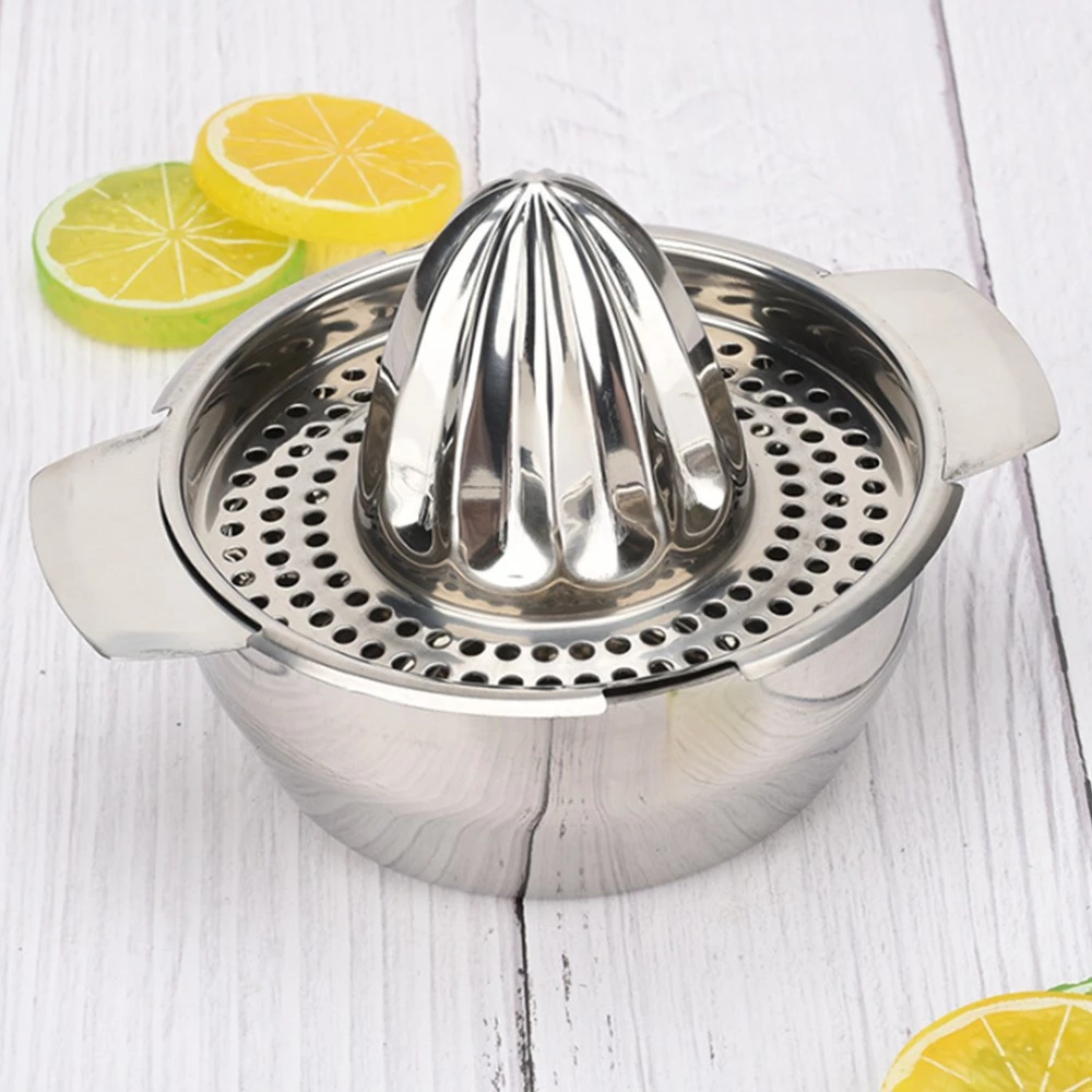 (Loại Dày) Dụng Cụ Vắt Cam Inox 304, Đồ Ép Nước Cam Nhỏ Gọn Bền Đẹp