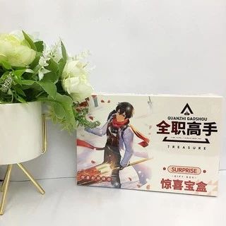 (Sale) Hộp quà tặng Toàn Chức Cao Thủ có poster postcard bookmark banner huy hiệu album ảnh anime
