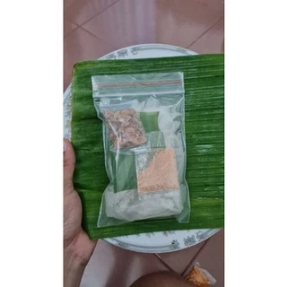 Bánh tráng phơi sương muối nhuyễn trộn hành phi