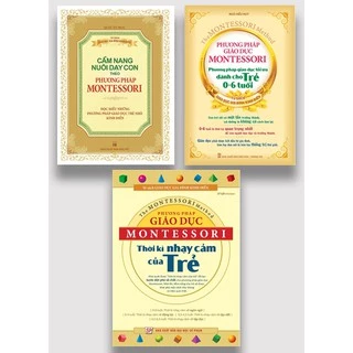 Sách - Combo Giáo Dục Con Theo Phương Pháp Montessori (3 cuốn)